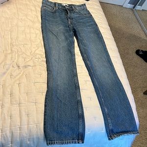 Zara Size 2 Dark Wash Straight Leg Jeans